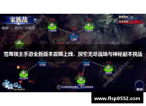 雪鹰领主手游全新版本震撼上线，探索无尽战场与神秘副本挑战